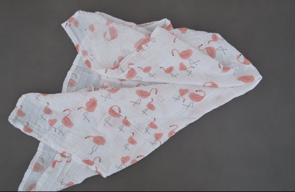 Frankie Flamingo Swaddle